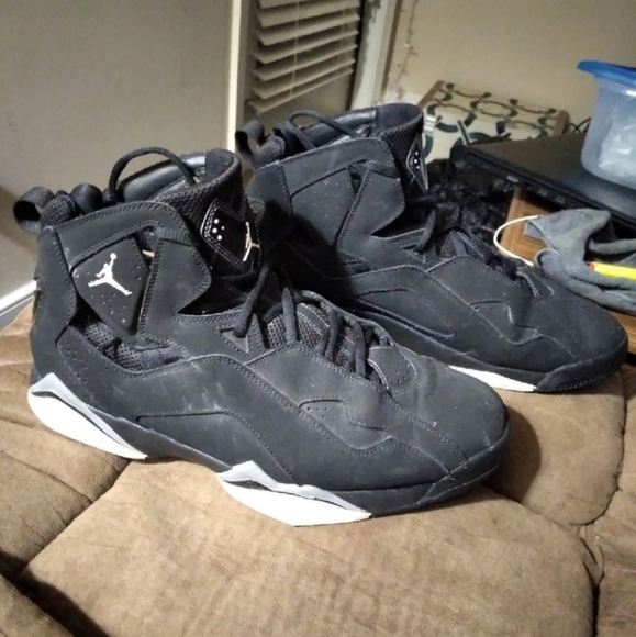 Air Jordan True Flight Black Cool Grey size 10.5 - Picture 2 of 6